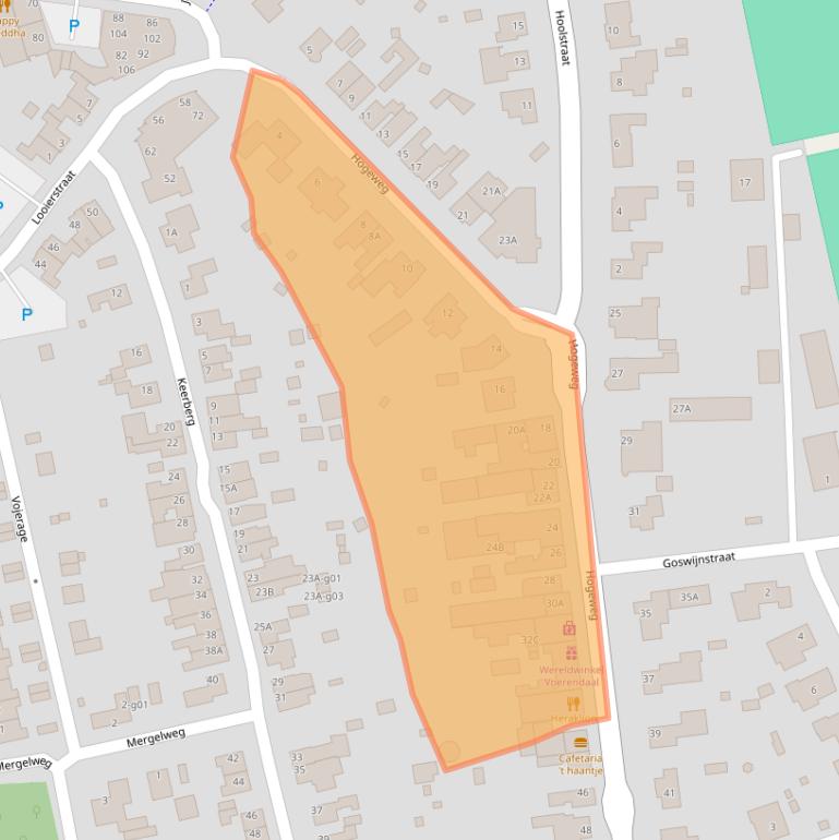 Kaart van postcodegebied 6367BD.