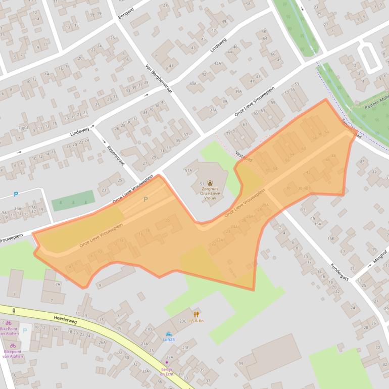 Kaart van postcodegebied 6367BJ.