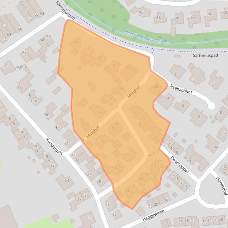 Kaart van postcodegebied 6367BL.