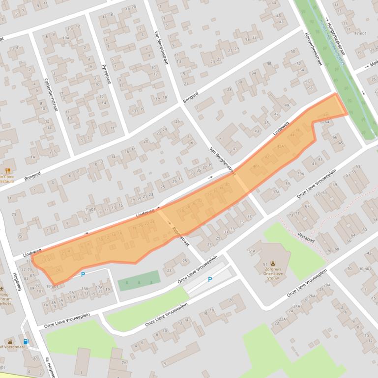 Kaart van postcodegebied 6367CJ.