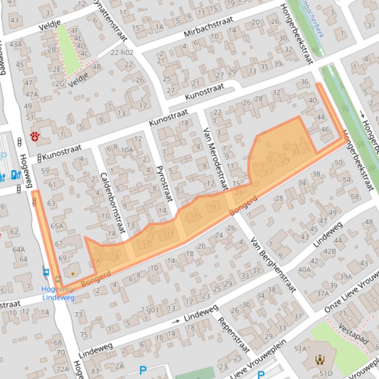 Kaart van postcodegebied 6367CL.