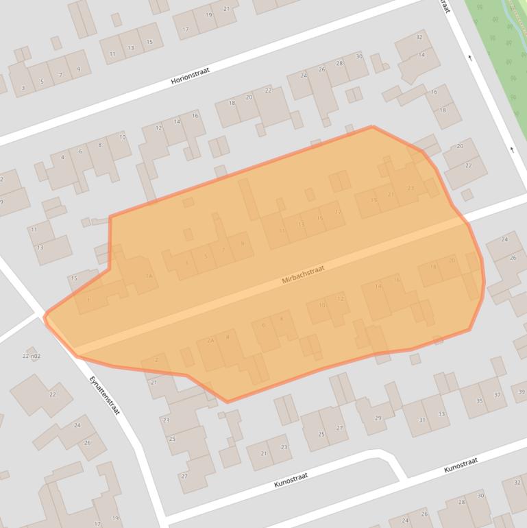 Kaart van postcodegebied 6367CW.