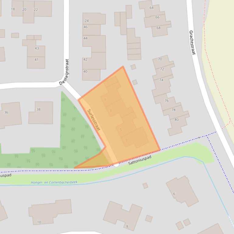 Kaart van postcodegebied 6367DG.