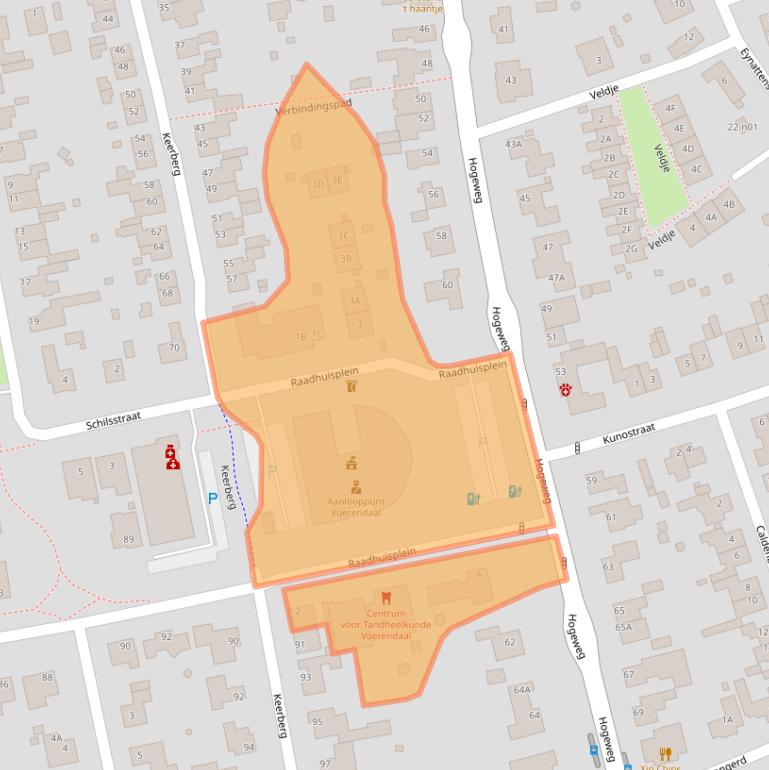 Kaart van postcodegebied 6367ED.