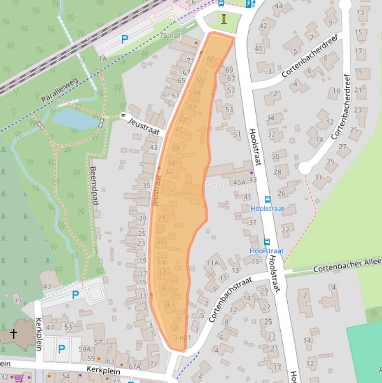 Kaart van postcodegebied 6367EW.