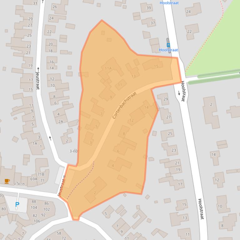 Kaart van postcodegebied 6367EX.