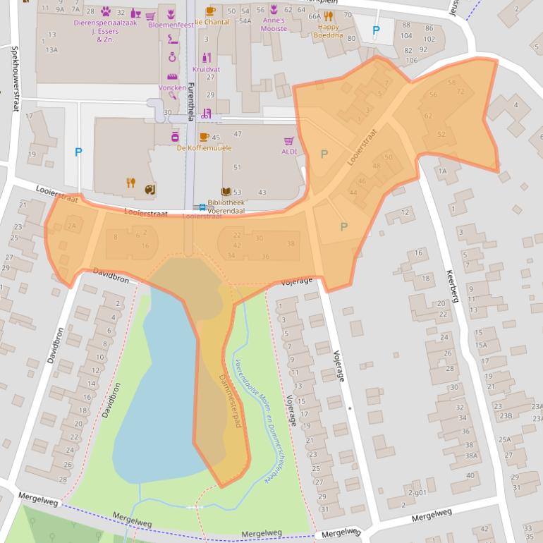 Kaart van postcodegebied 6367EZ.