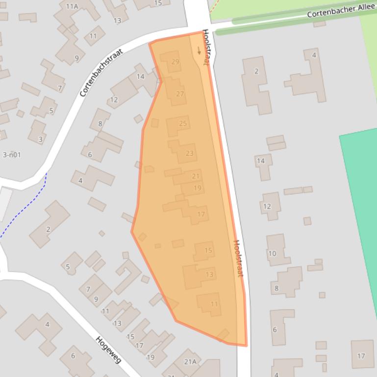 Kaart van postcodegebied 6367GA.