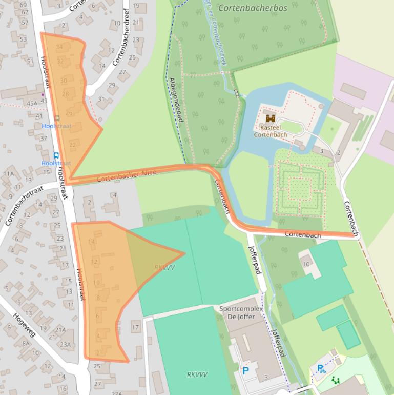 Kaart van postcodegebied 6367GC.