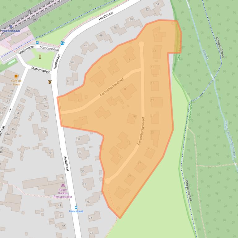 Kaart van postcodegebied 6367GG.