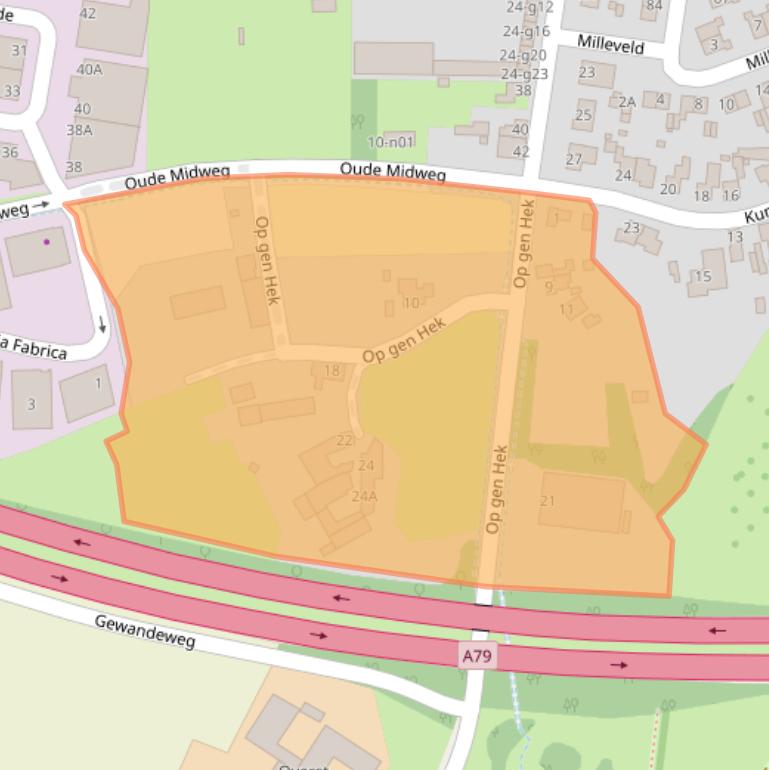 Kaart van postcodegebied 6367GL.