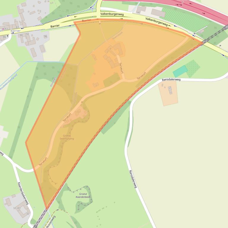 Kaart van postcodegebied 6367GP.