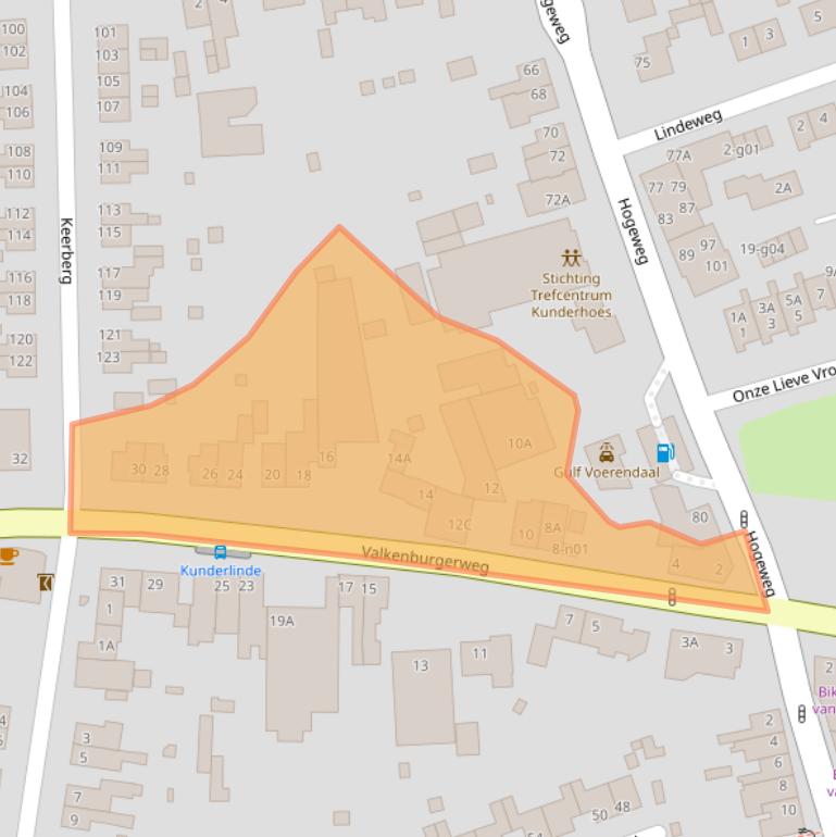 Kaart van postcodegebied 6367GV.