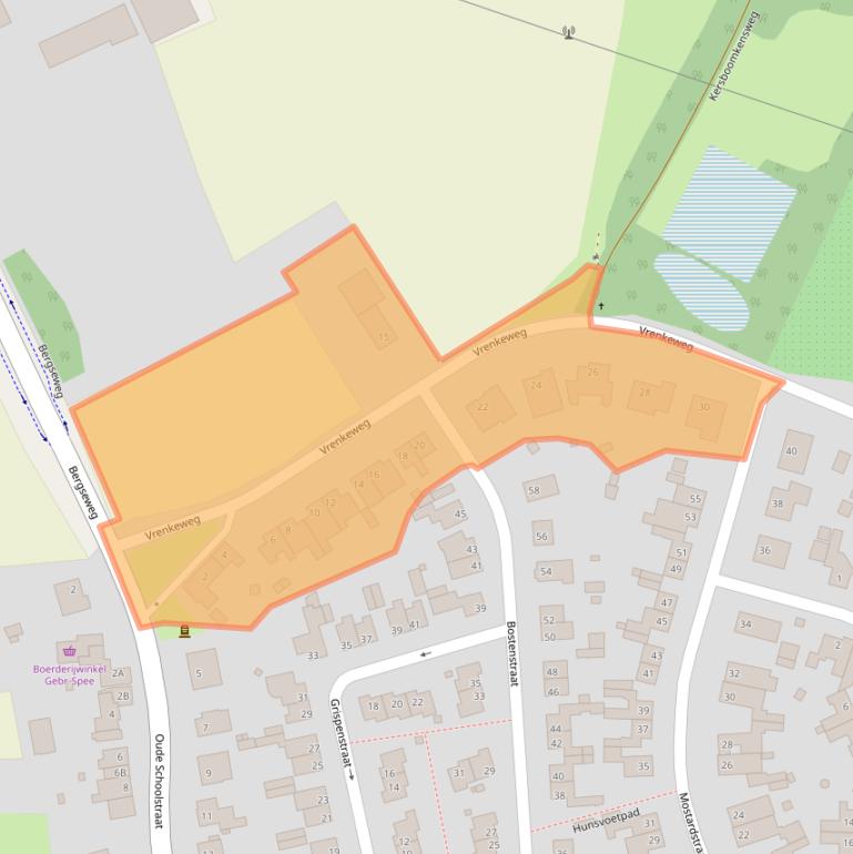 Kaart van postcodegebied 6367HJ.