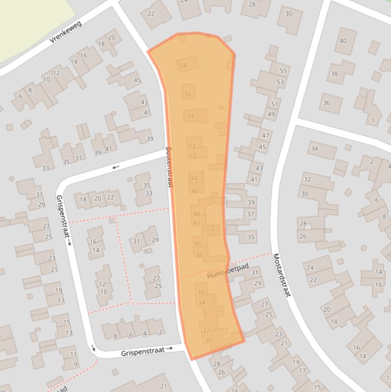 Kaart van postcodegebied 6367HM.