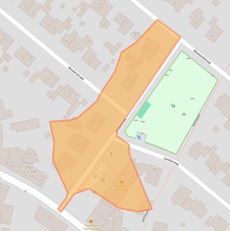 Kaart van postcodegebied 6367HW.