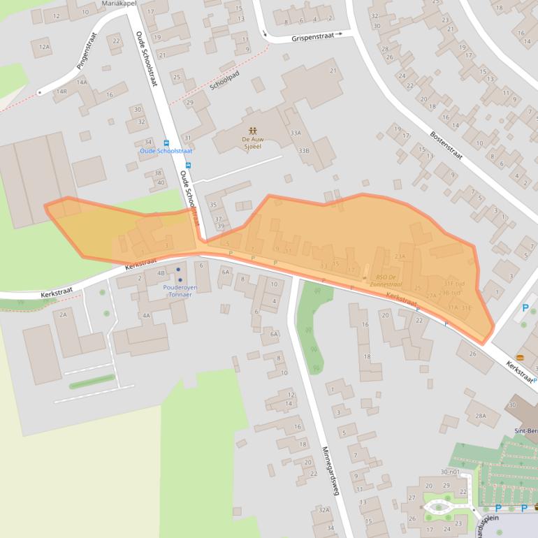 Kaart van postcodegebied 6367JA.