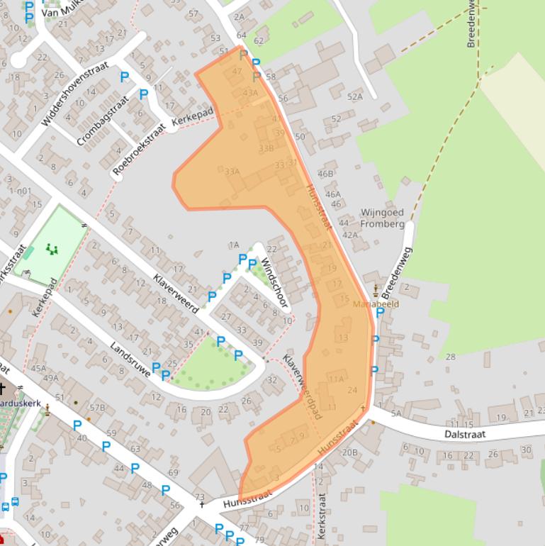 Kaart van postcodegebied 6367JJ.