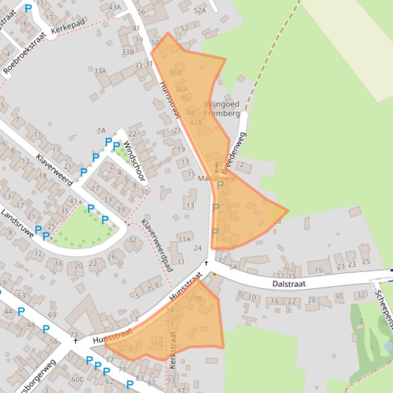 Kaart van postcodegebied 6367JL.