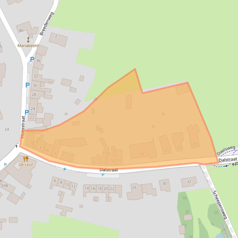 Kaart van postcodegebied 6367JR.