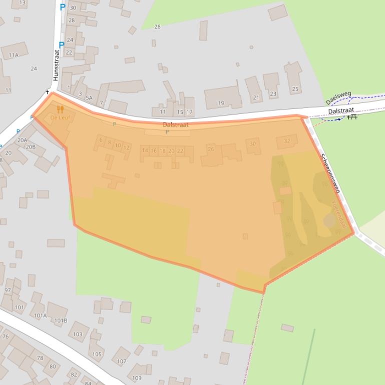 Kaart van postcodegebied 6367JS.