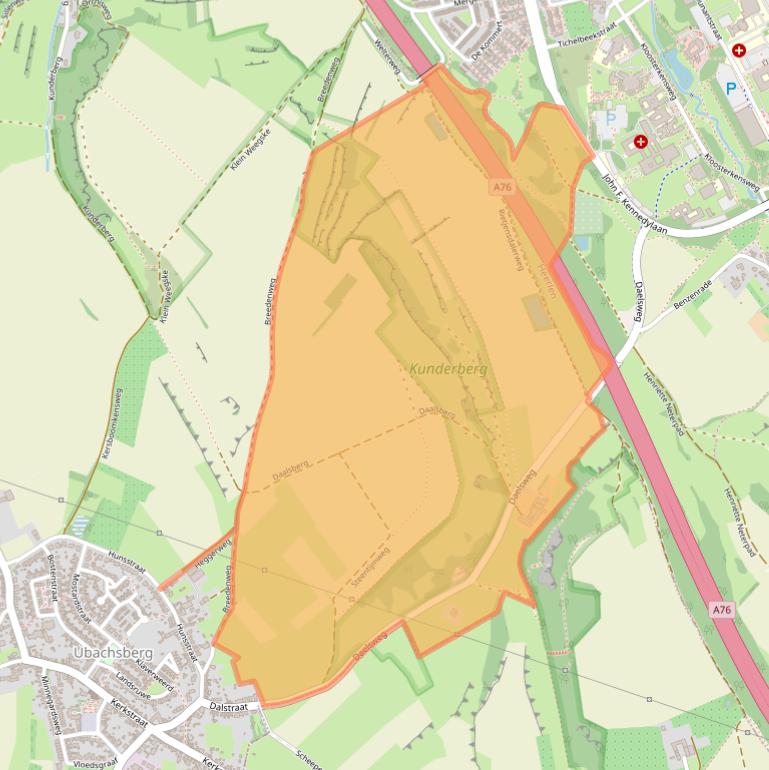 Kaart van postcodegebied 6367JT.