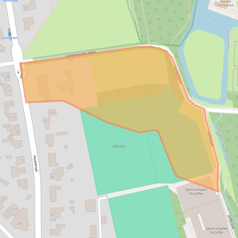 Kaart van postcodegebied 6367KZ.