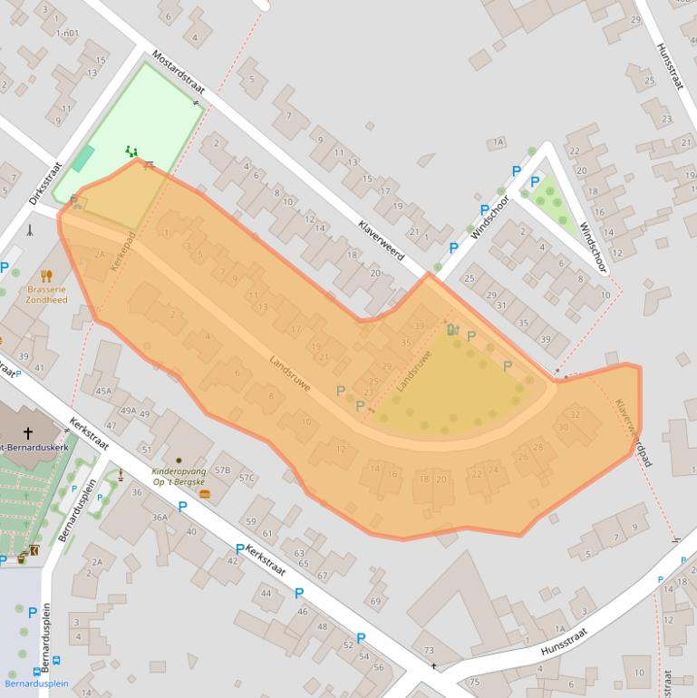 Kaart van postcodegebied 6367MC.