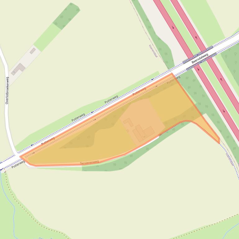 Kaart van postcodegebied 6367PB.