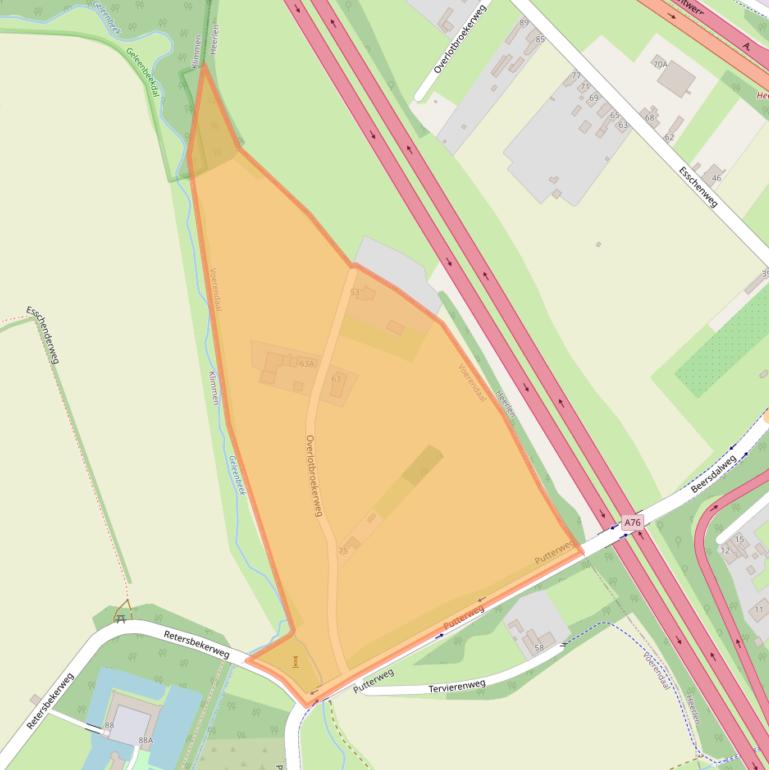 Kaart van postcodegebied 6367PC.