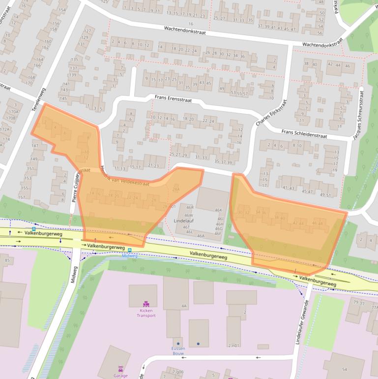 Kaart van postcodegebied 6367SB.