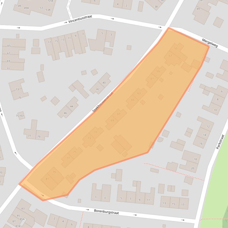 Kaart van postcodegebied 6367TT.