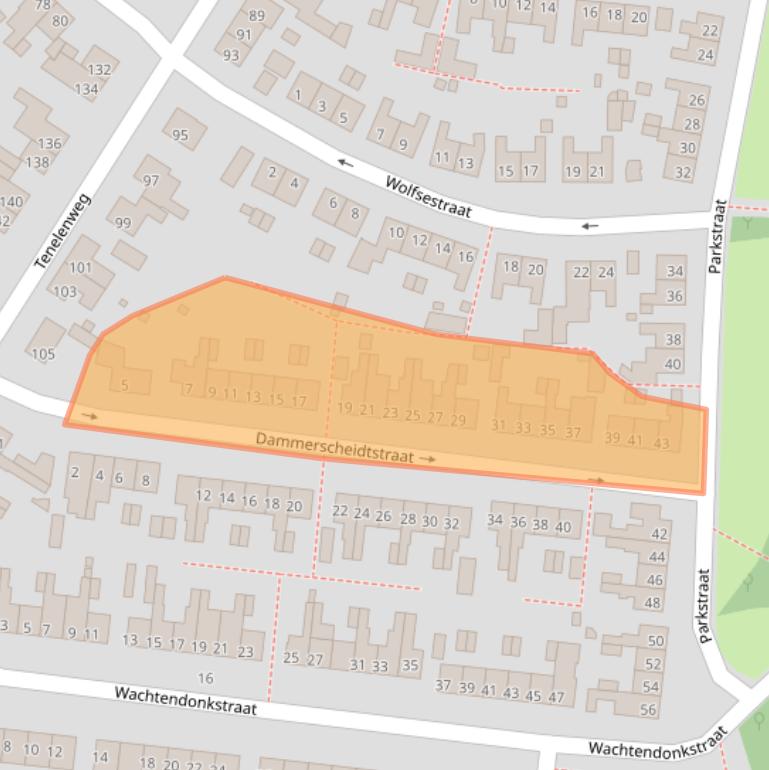 Kaart van postcodegebied 6367VB.