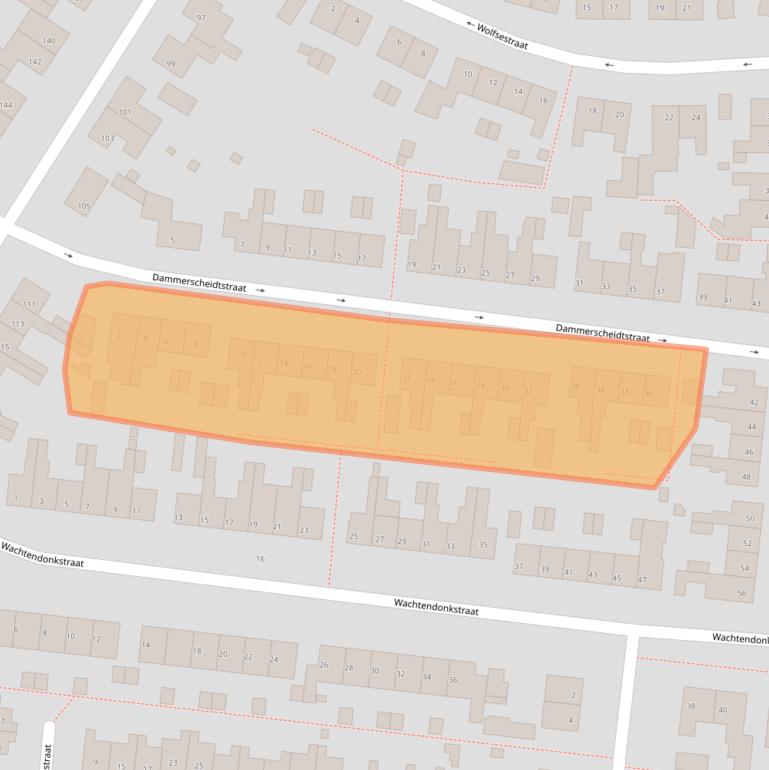 Kaart van postcodegebied 6367VC.