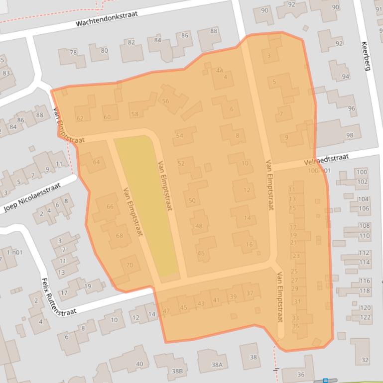 Kaart van postcodegebied 6367VD.