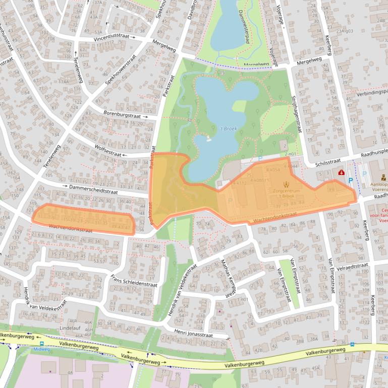 Kaart van postcodegebied 6367VG.