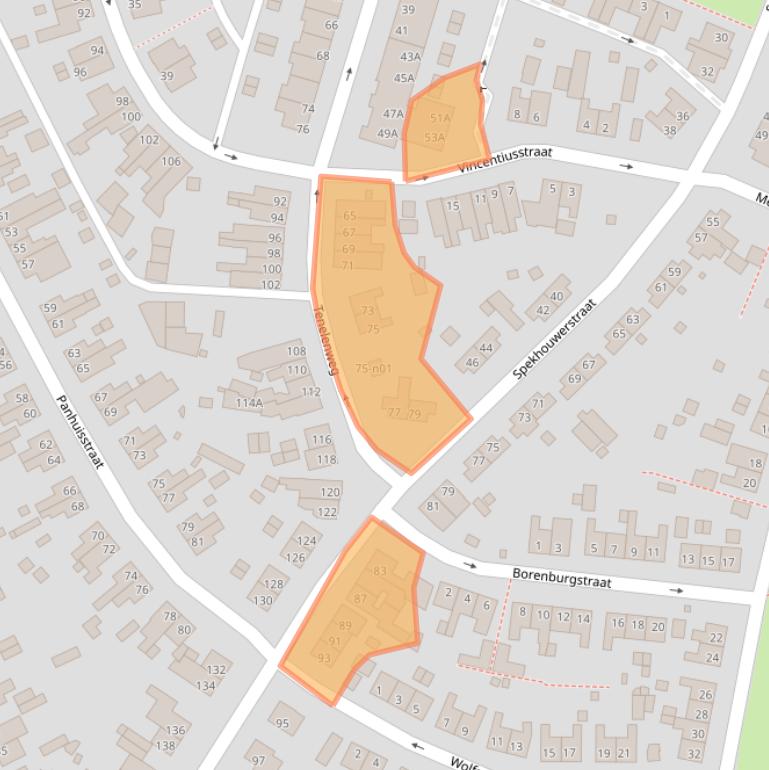 Kaart van postcodegebied 6367VS.