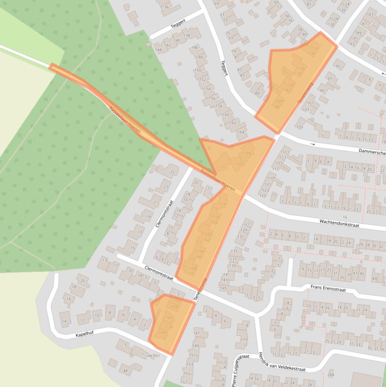 Kaart van postcodegebied 6367VZ.