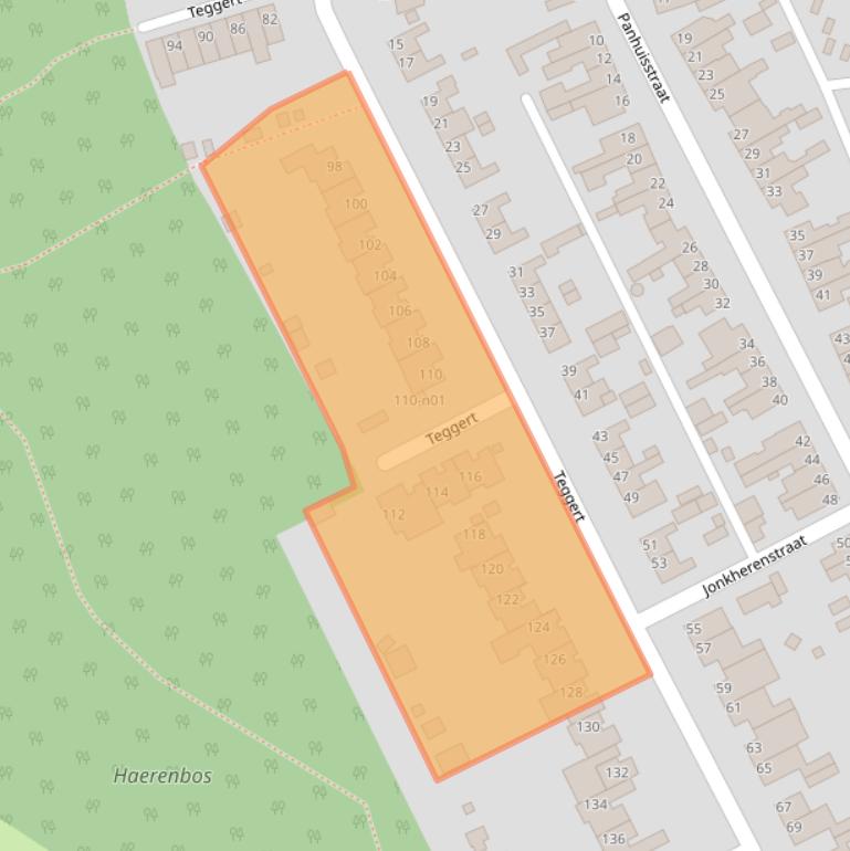 Kaart van postcodegebied 6367XP.