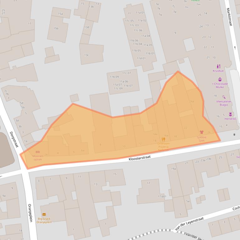 Kaart van postcodegebied 6369AD.