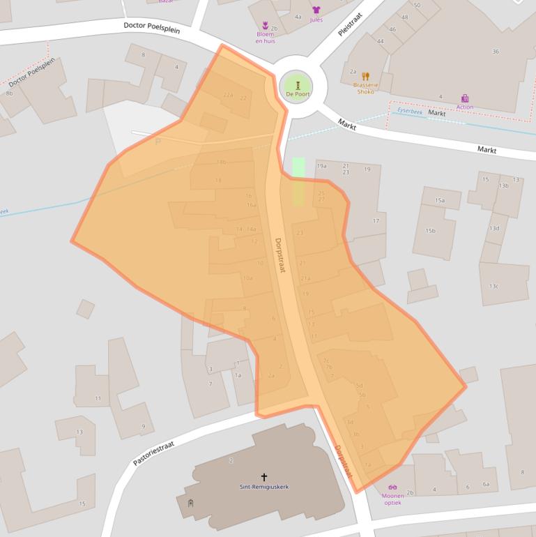 Kaart van postcodegebied 6369AM.