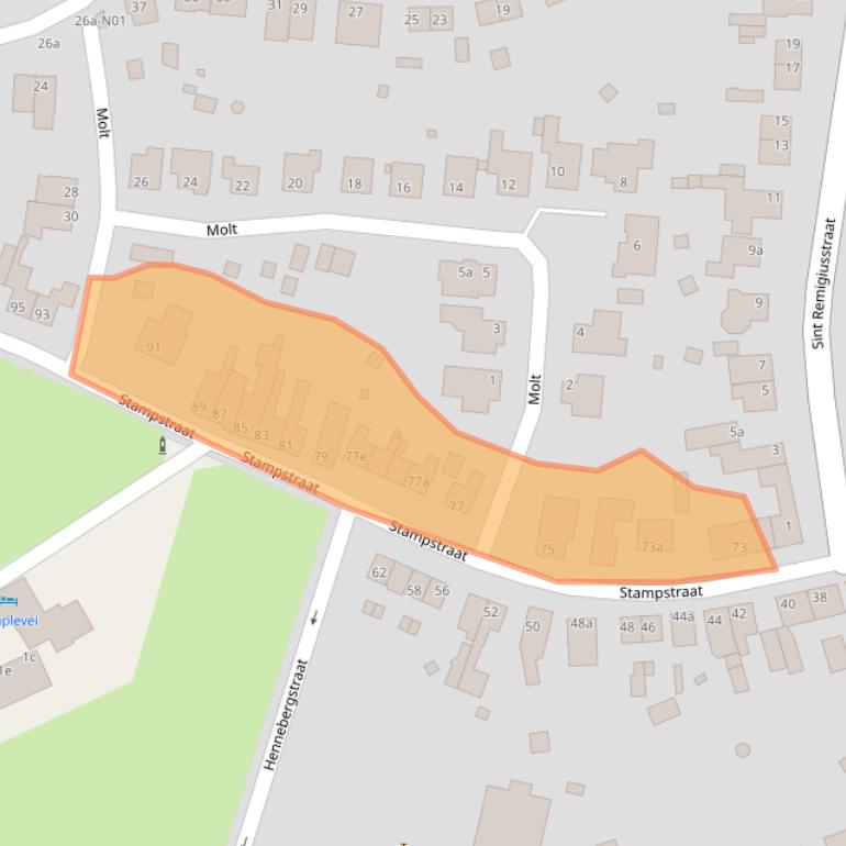 Kaart van postcodegebied 6369BB.