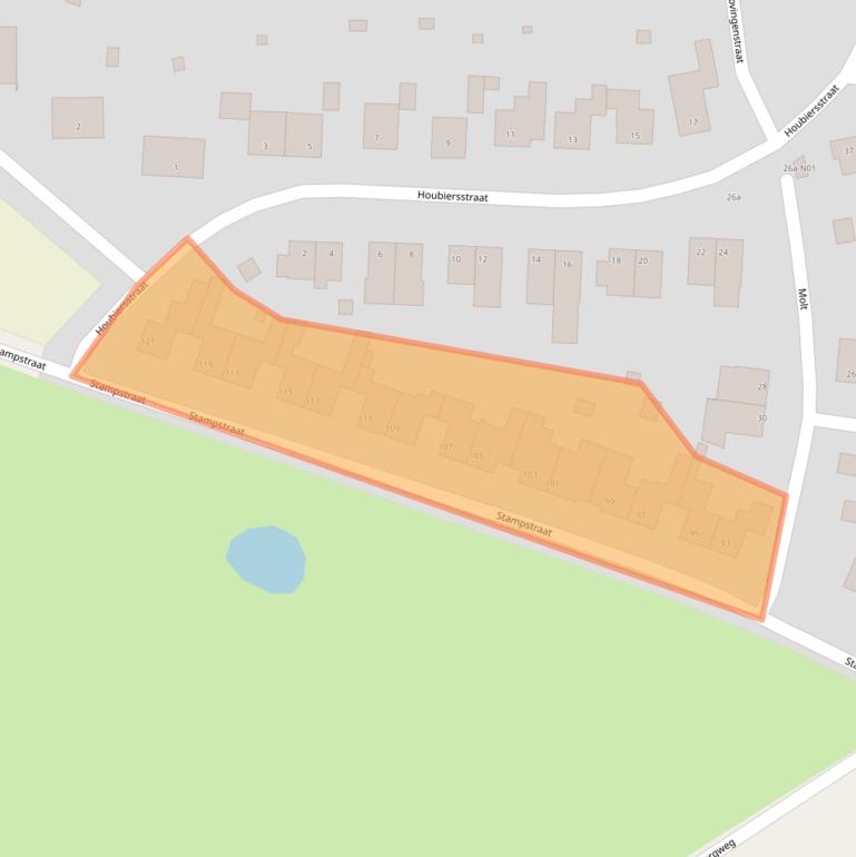 Kaart van postcodegebied 6369BC.