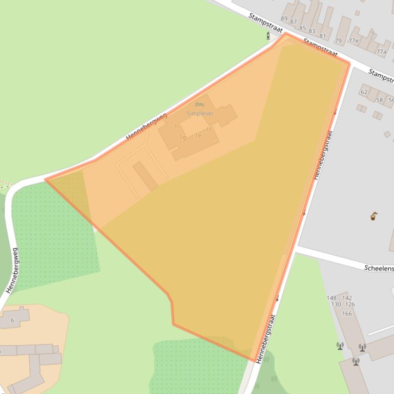 Kaart van postcodegebied 6369BL.