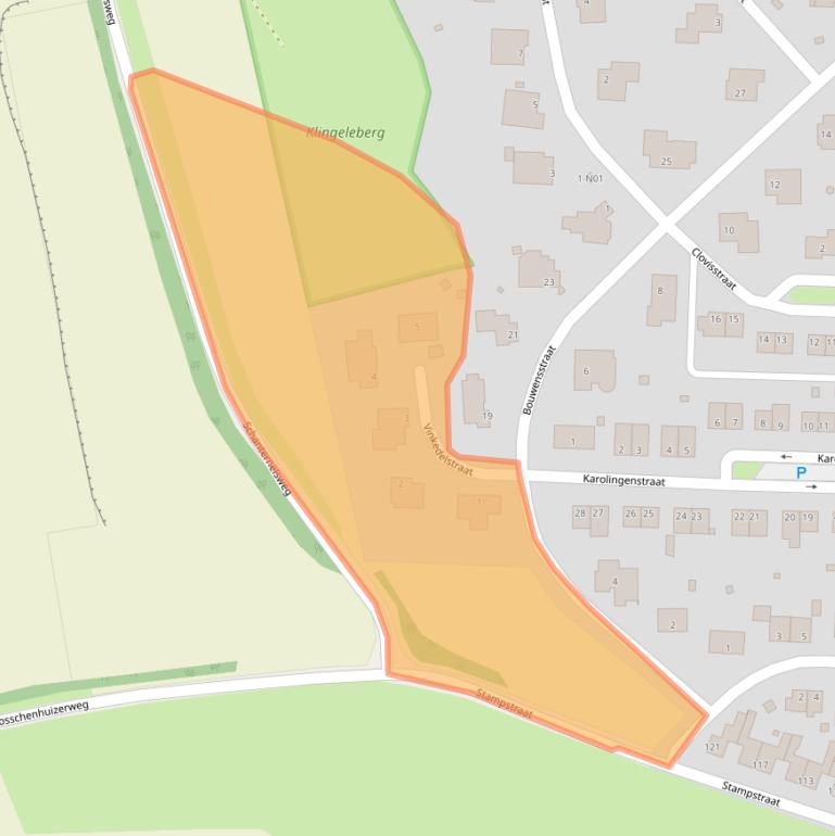 Kaart van postcodegebied 6369BT.