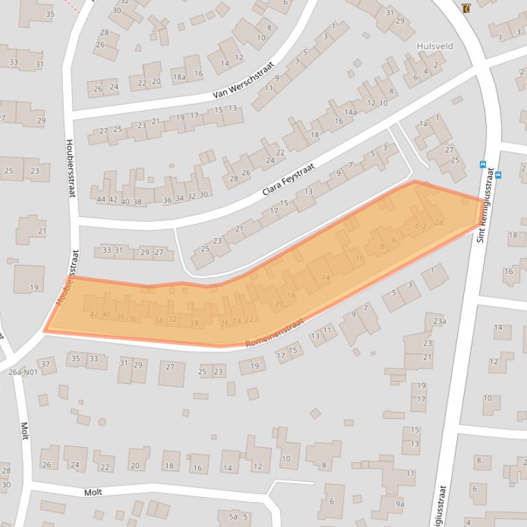 Kaart van postcodegebied 6369CG.