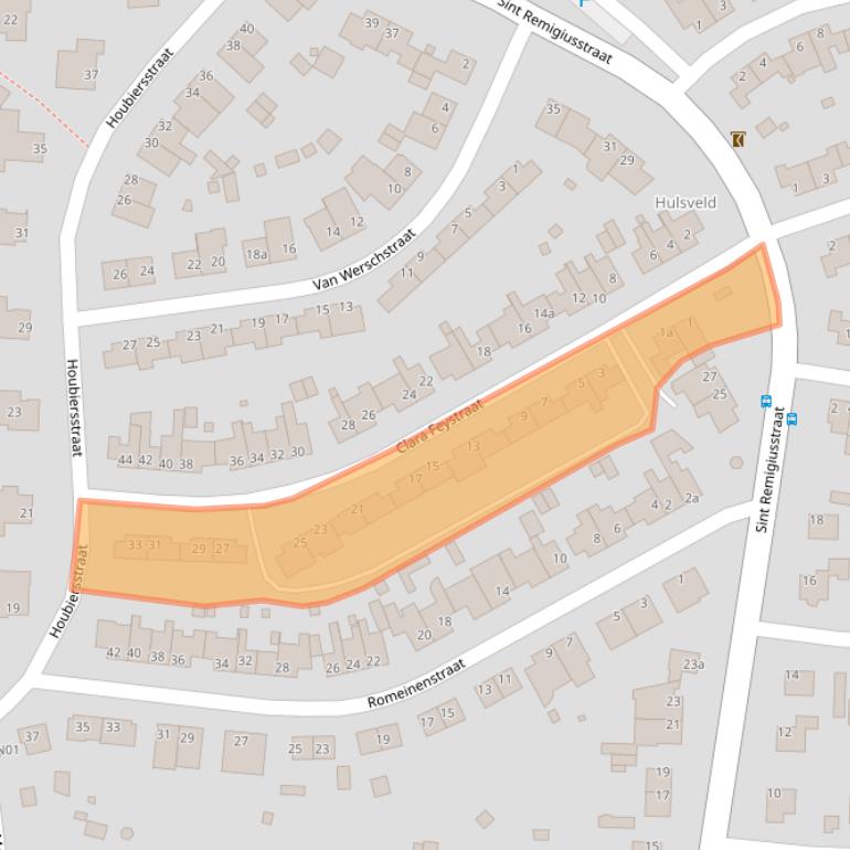 Kaart van postcodegebied 6369CH.