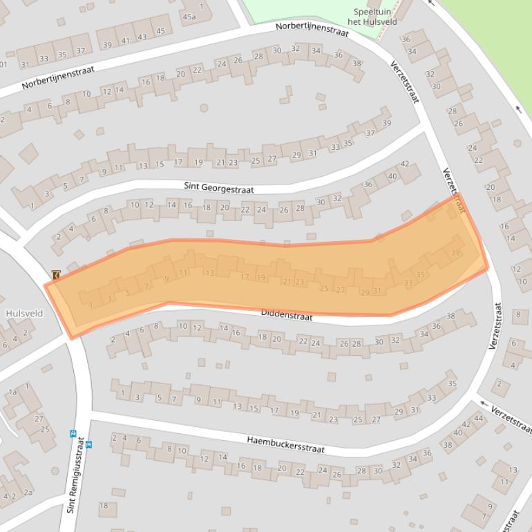 Kaart van postcodegebied 6369CR.