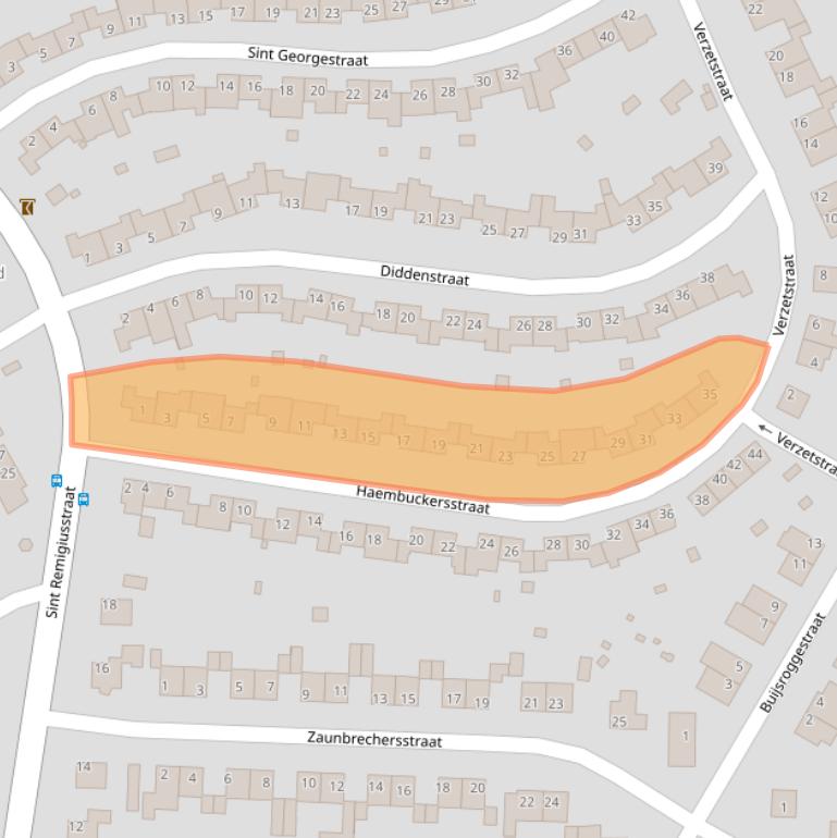 Kaart van postcodegebied 6369CT.