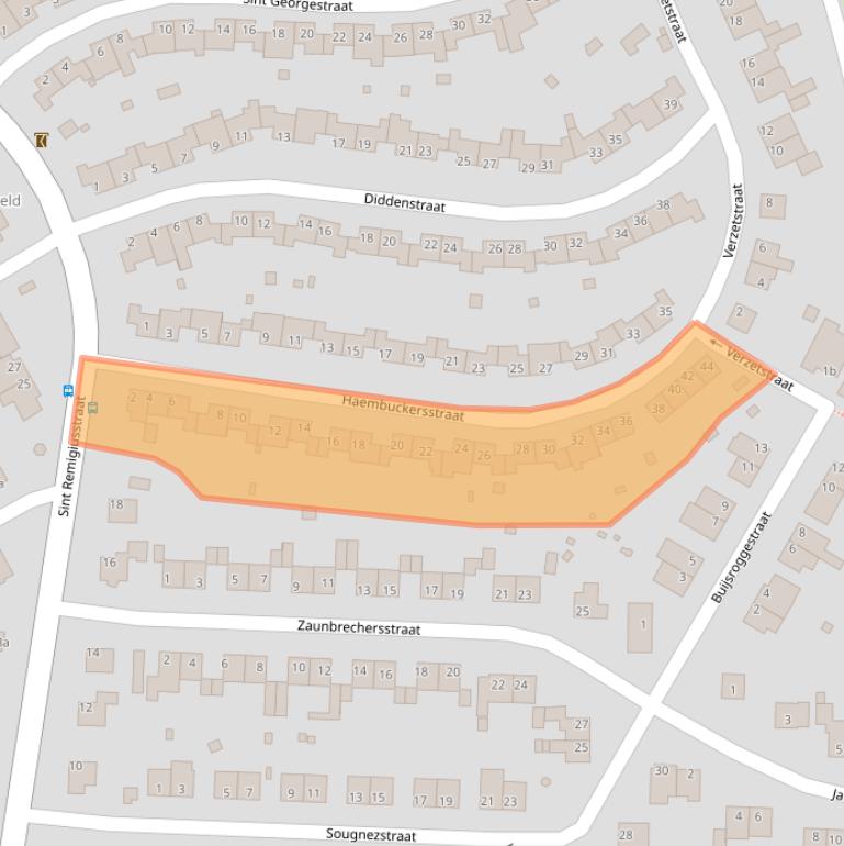 Kaart van postcodegebied 6369CV.